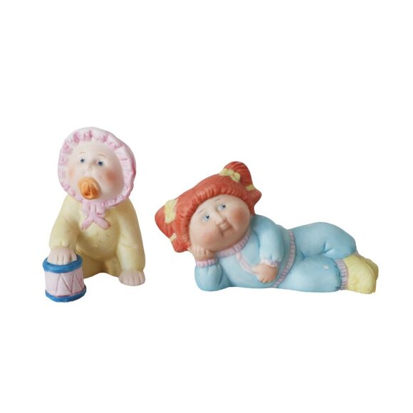 Vintage 1984 Cabbage Patch Kids Ceramic Figurines Set Of 4 - Picture 2 of 6